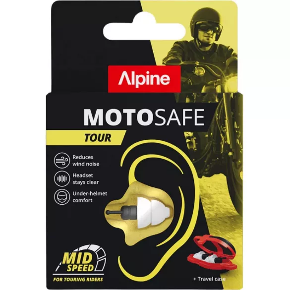 Alpine MotoSafe Tour motoros füldugó 