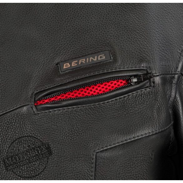 Bering motoros ruházat - Bőrdzseki - Gringo (King Size) - BCB320