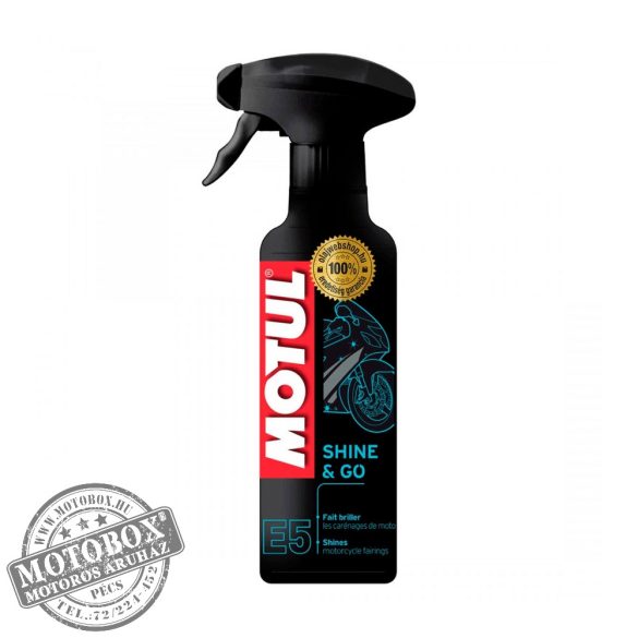 MOTUL MC CARE™ E5 SHINE & GO tisztító ápoló spray 400ml