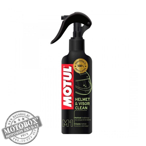 MOTUL MC CARE™ M1 HELMET & VISOR CLEAN bukósisak és plexi tisztító spray 250ml