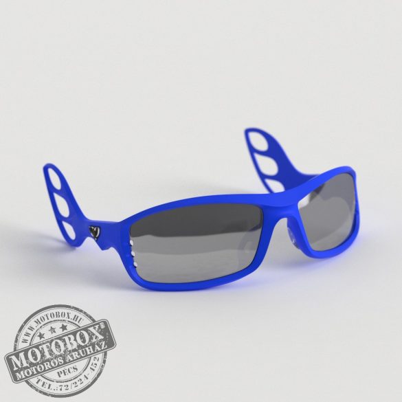 FLYWEAR Alpha Kék napszemüveg tükrös ezüst lencsével